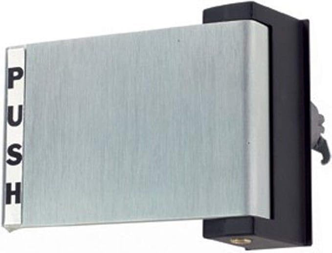 Push Paddle Handle for Adams Rite Storefront Doors, Aluminum, Choose Handing (PUSH TO LEFT)
