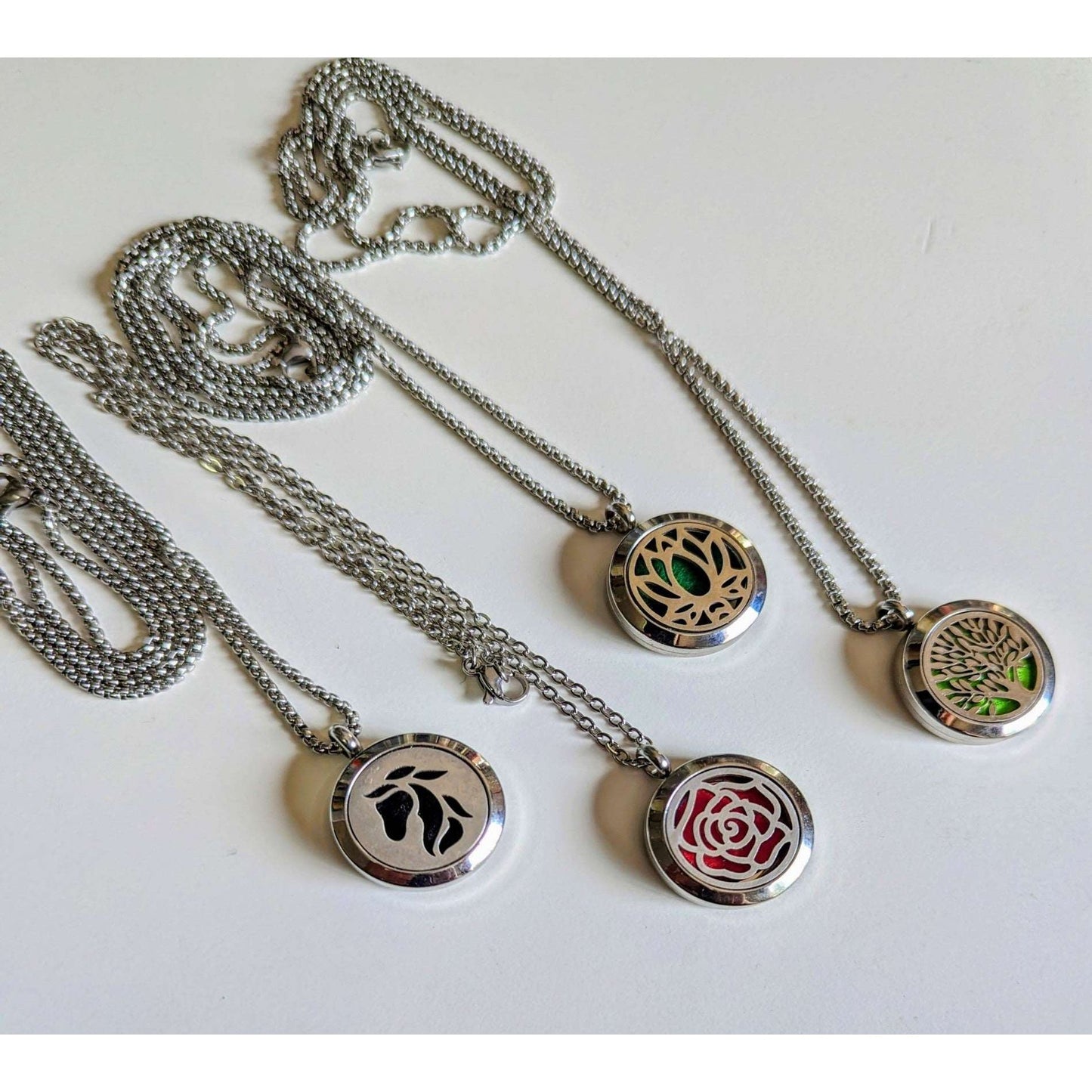Stainless Steel Aromatherapy Necklace