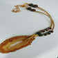 Agate/ Rudraksha Necklace