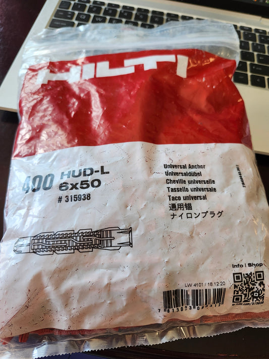 Hilti HUD-L 6 X 50 MM Universal Anchor