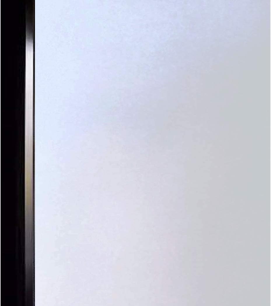 DUOFIRE Privacy Window Film Frosted Glass Film Matte White DS001W, 120 x 200cm