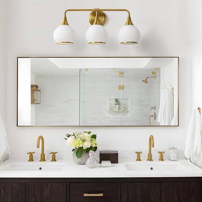 Bathroom Vanity Light 3-Lights Bathroom Light Fixtures
