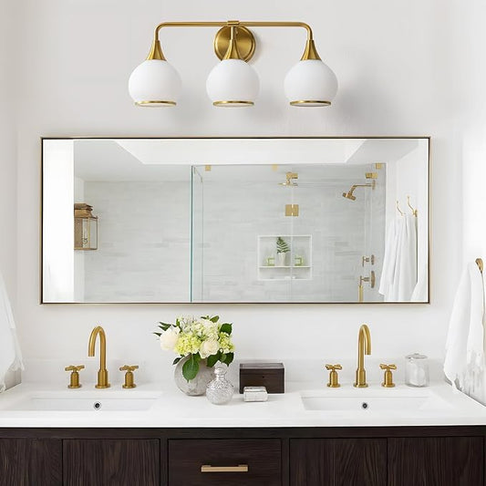 Bathroom Vanity Light 3-Lights Bathroom Light Fixtures