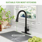 PHICHI Matte Black Kitchen Faucet