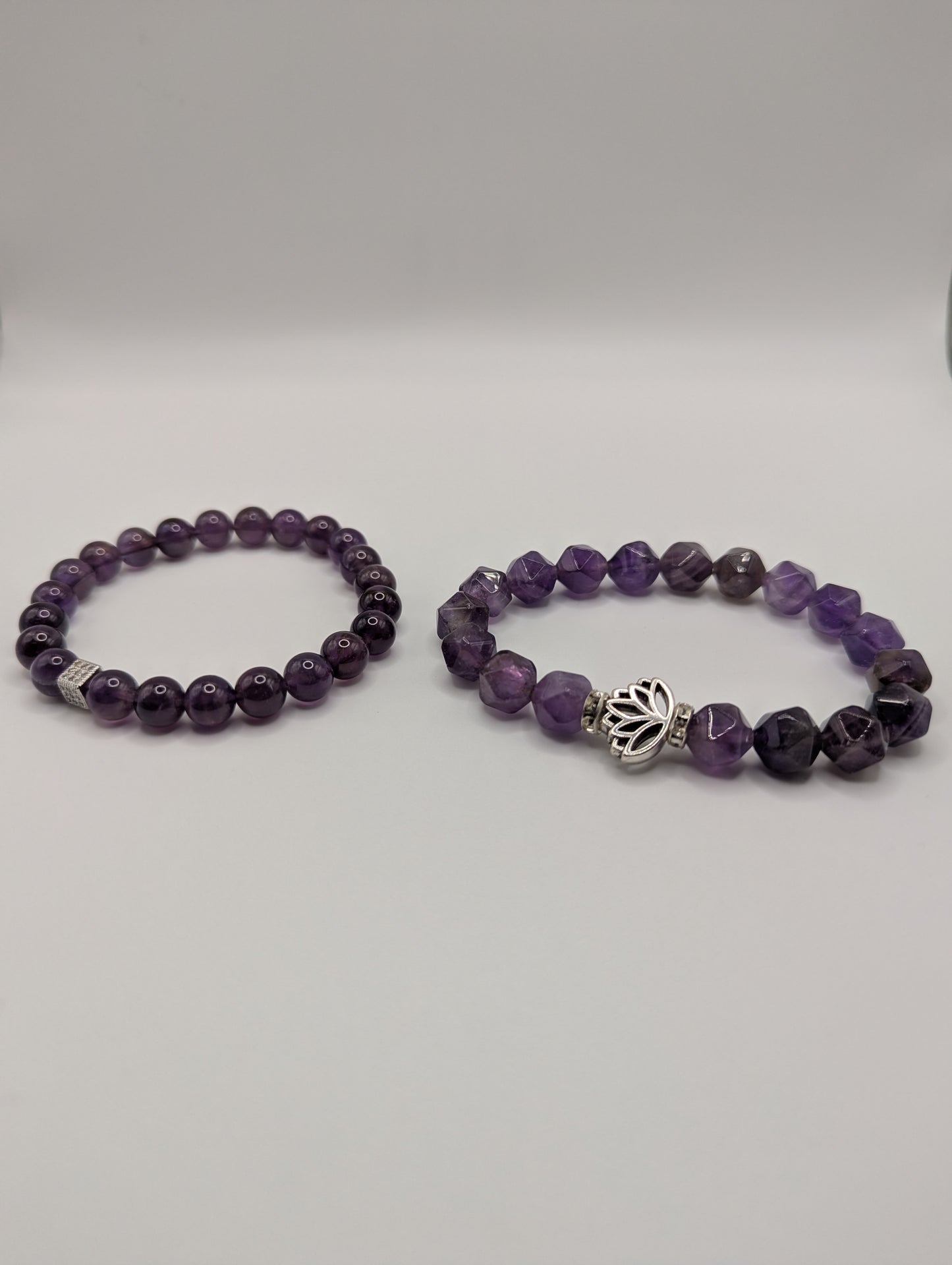 Amethyst Gemstone Bracelet | Handcrafted Natural Stone