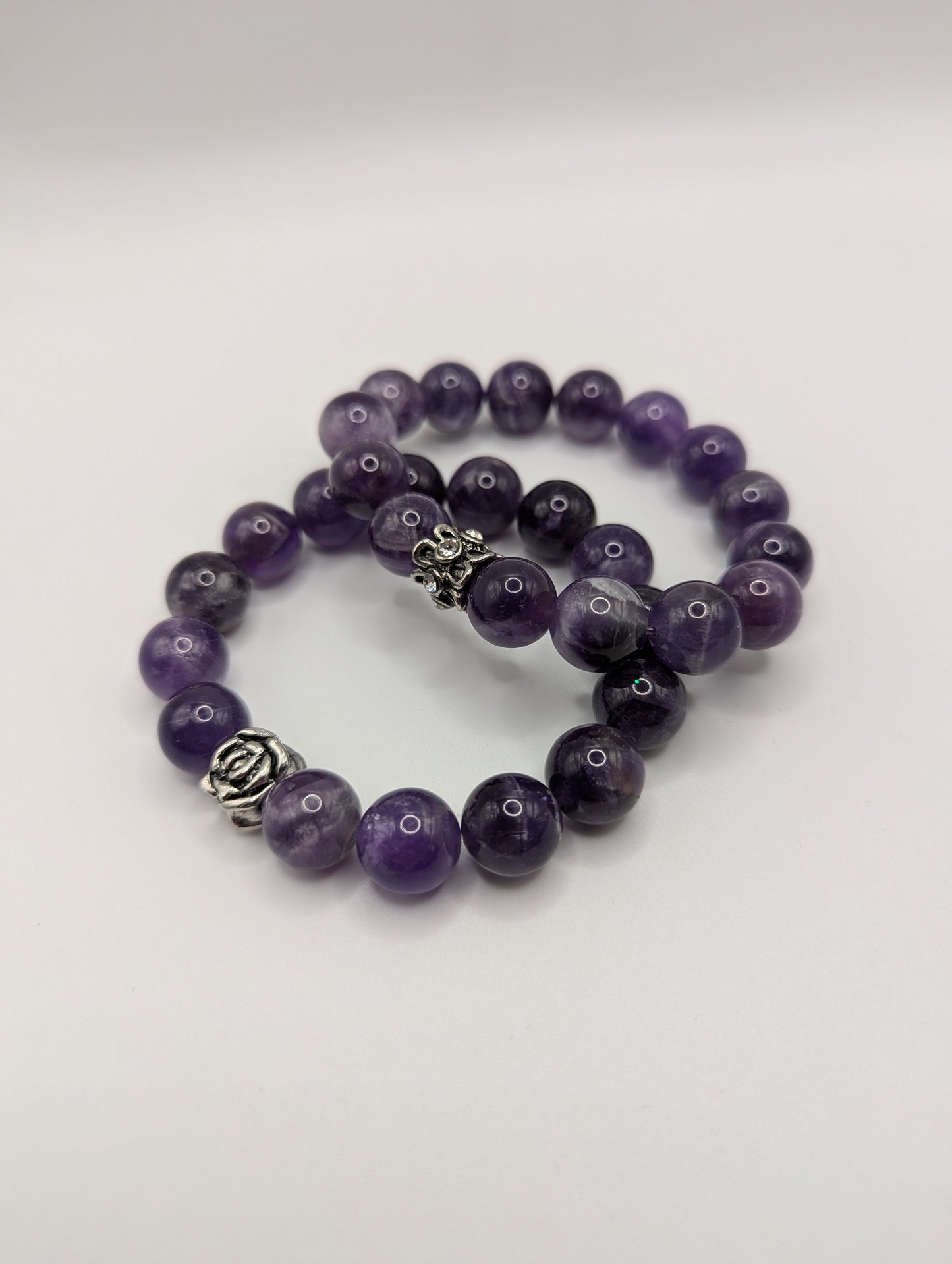 Amethyst Gemstone Bracelet | Handcrafted Natural Stone