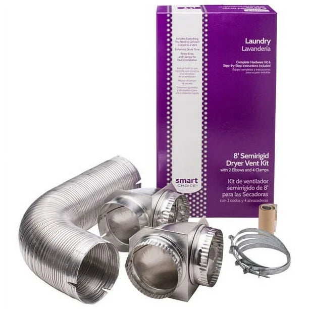 Smart Choice Universal 8 ft. Semi-Rigid Dryer Vent Kit