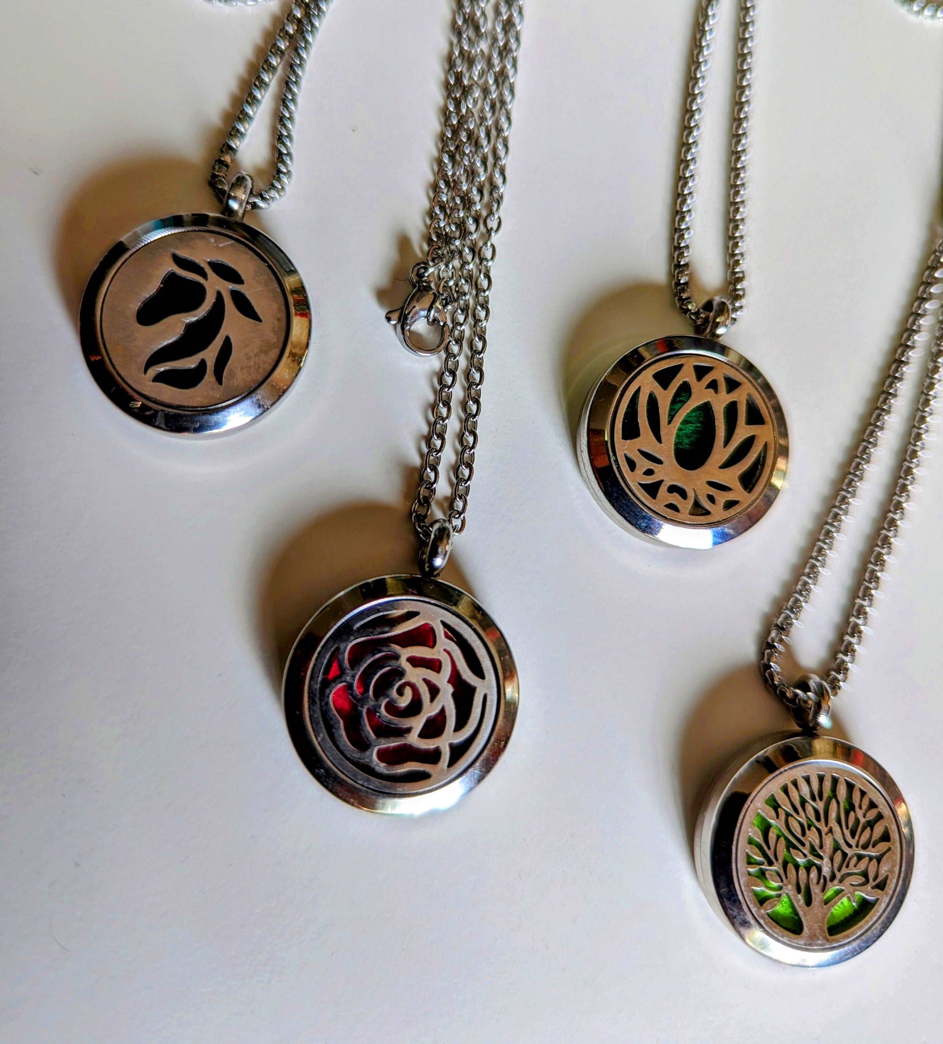 Stainless Steel Aromatherapy Necklace