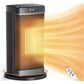 Tower Space Heater 1500W 21" Indoor Use Portable Black 110-120V 60Hz w Remote